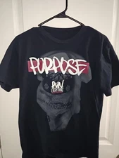 Run Everything Labs Flag nor Fail Daina Lynn Bailey Men's T-Shirt Size Medium 