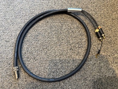 SAEC SCX-5000 Serendipity Phono Tonearm Audio Cable 1.3m DIN RCA USED JAPAN RARE