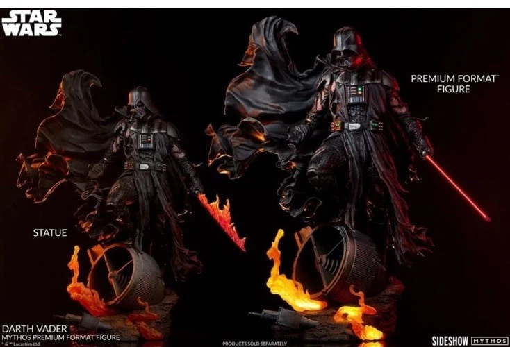 Star Wars Mythos Premium Format 1/4 Darth Vader 76 cm Sideshow Statue Neu - Bild 3 von 4