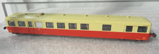 ECH Ho ROCO  REMORQUE AUTORAIL ROUGE / CREME GRAND FOURGON SANS BOITE