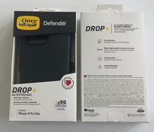 New OtterBox Defender Series Case with Holster Case For iPhone 16 Pro Max--Black