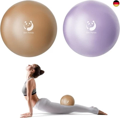Slim Panda Gymnastikball Klein,23-25cm Pilates Ball mit Aufblasbarem