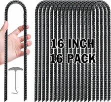 Trampoline Stakes 8mm U-Shaped Rebar Ground Anchors
