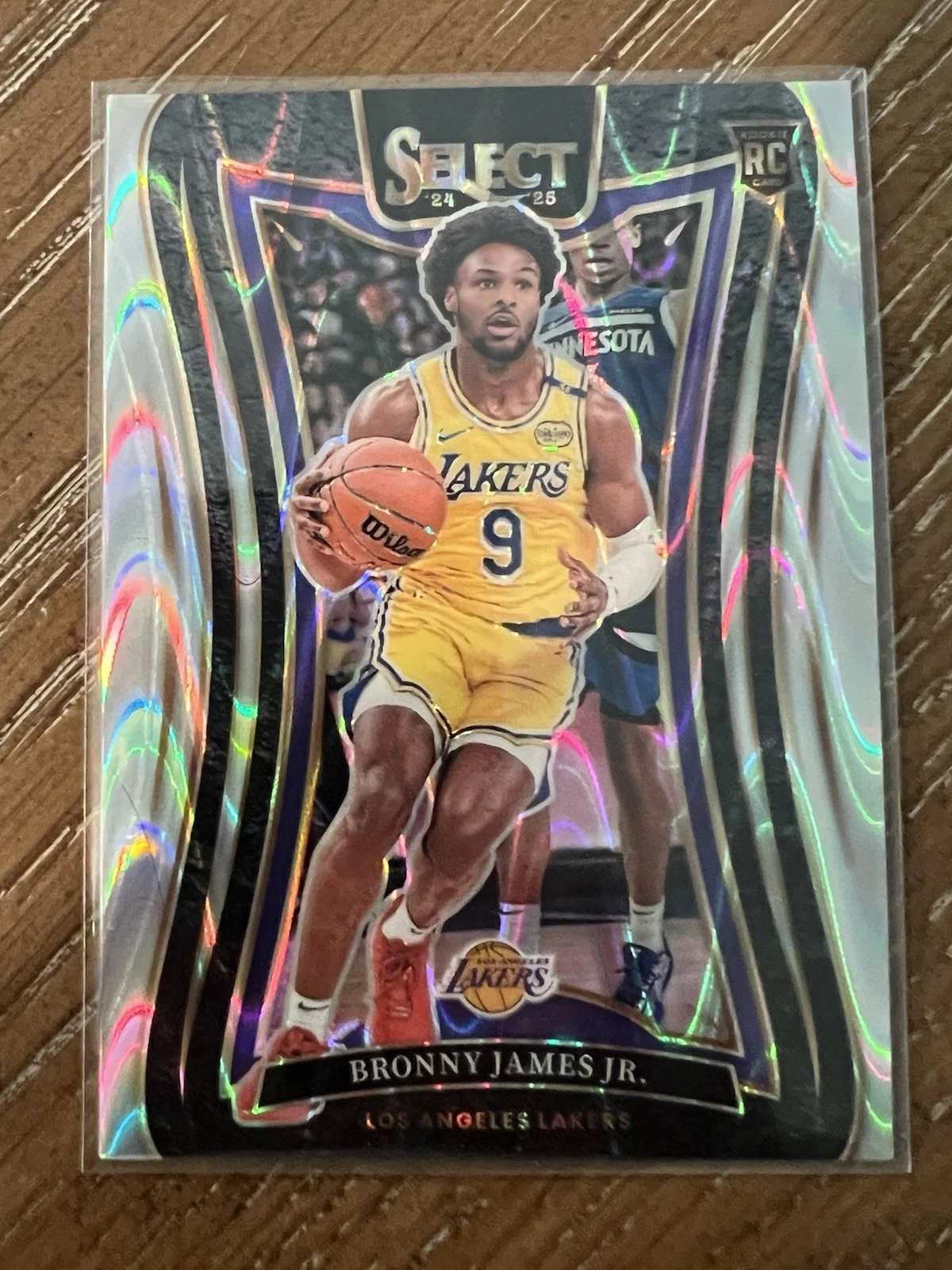 Bronny James Jr. 2024-25 Select Mezzanine Tectonic Prizm (SP) #369 Lakers
