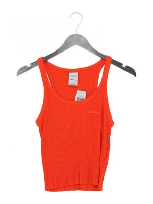 Iets Frans Damen Top XL Orange Baumwolle mit Elasthan Cropped