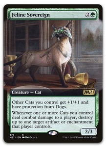 Feline Sovereign (Extended Art) #374 Core Set 2021