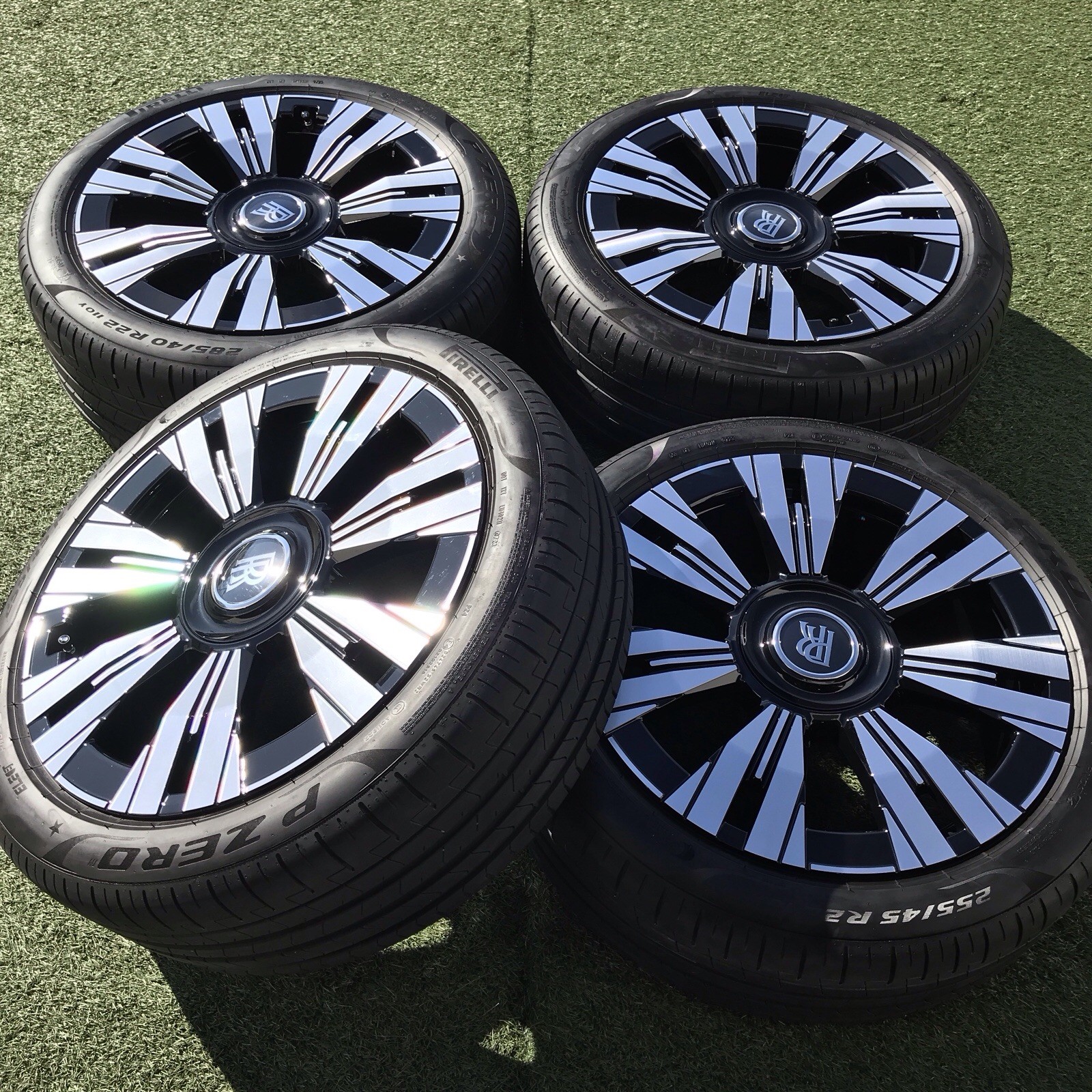 22 ROLLS ROYCE SPETCRE RIMS 2024 RIMS TIRES TPMS NEW ALL 4 GENUINE 5A2A585