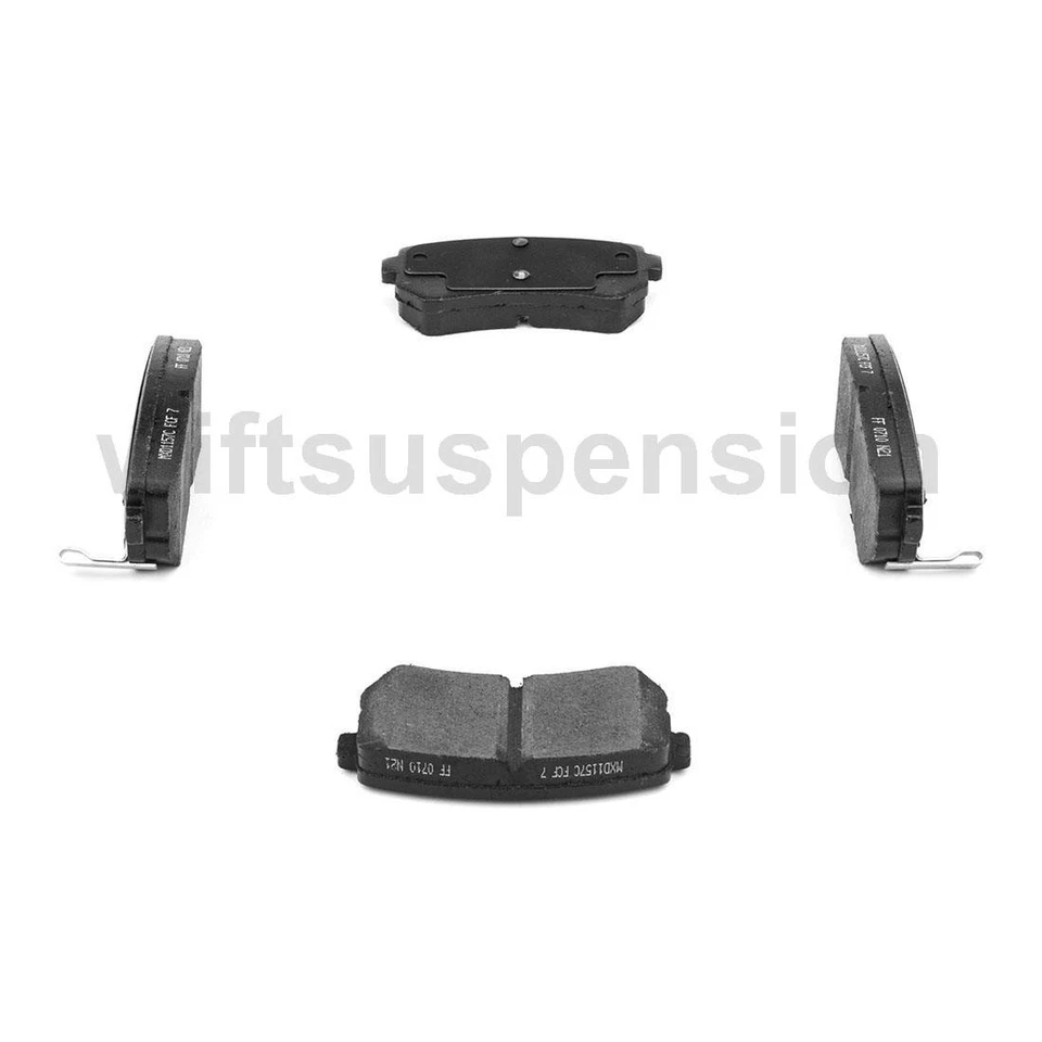 Pinzas de freno traseras pastillas de freno de cerámica para Hyundai Accent 2006 2007 Foto 4 de 4