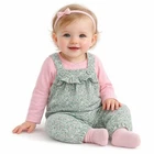 Carter's  Baby Girls' 2 Piece Tee & Overall Set   18 Months