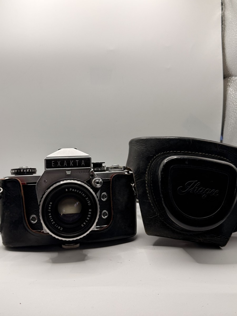Exakta VX1000 35mm SLR Film Camera w/ Carl Zeiss Jena Pancolar 2