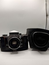 Exakta VX1000 35mm SLR Film Camera w/ Carl Zeiss Jena Pancolar 2/50 Lens Case