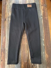 Fashion Women's L Sherpa Lined Thermal Warm Extra Thick Black Leggings