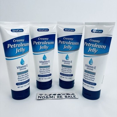 XtraCare Creamy Petroleum Jelly Vitamin E Skin Softener 7oz 198g (4-pack)