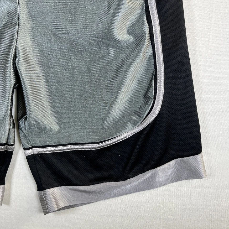 Pantalones cortos de baloncesto NBN Gear para hombre talla XL (18) gris negro Foto 2 de 4