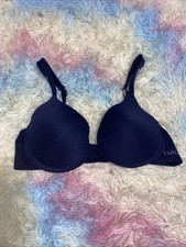 Nautica Navy Blue 36C Wired Bra Light Push Up NWOT