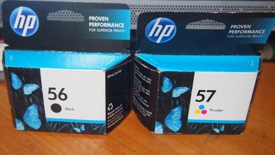 Genuine HP 56 57 Black/Color Ink Cartridge for  hp deskjet F4135  printer