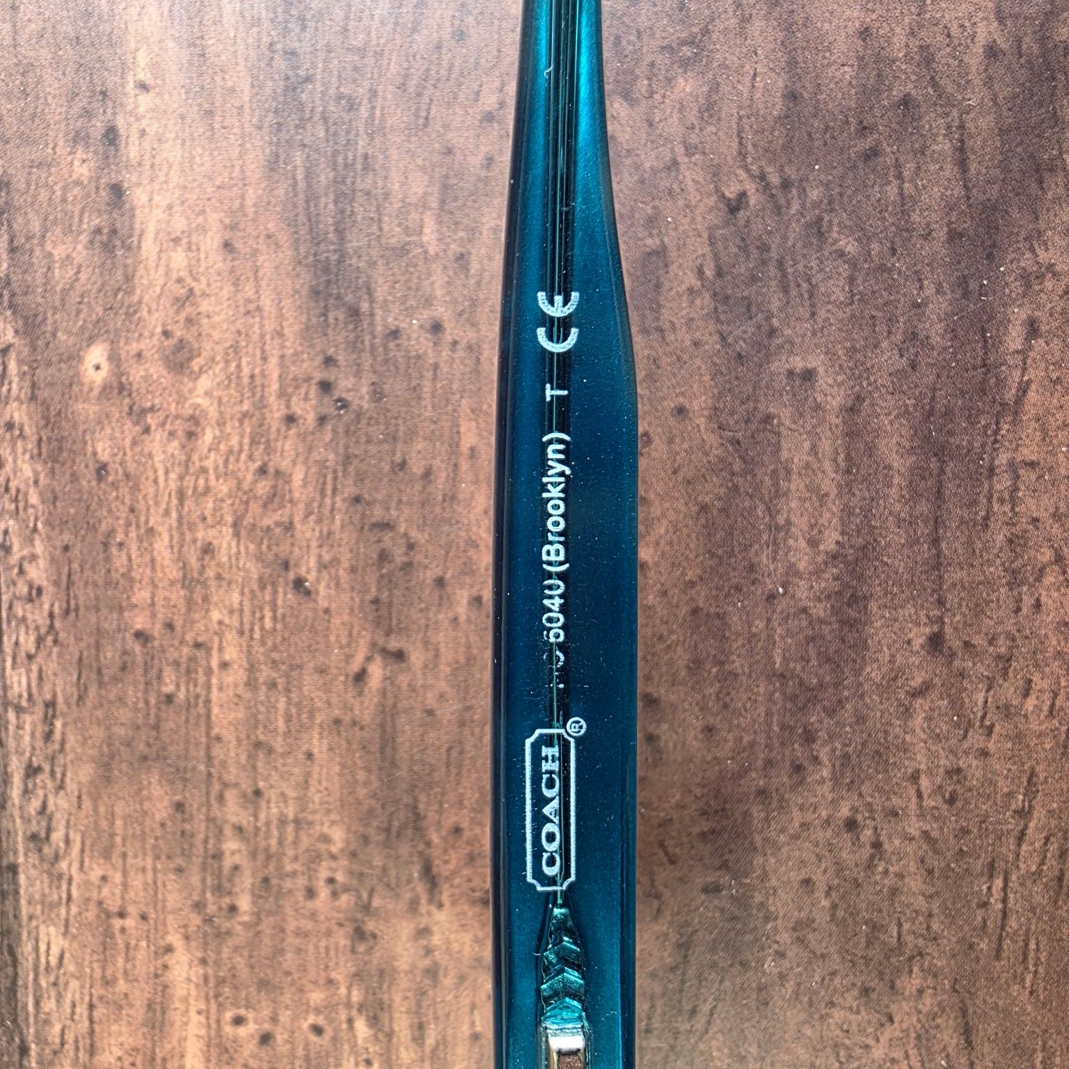 Coach Sunglasses womens Dark Tortoise Teal 52mm Rectangular Frame thumbnail 4