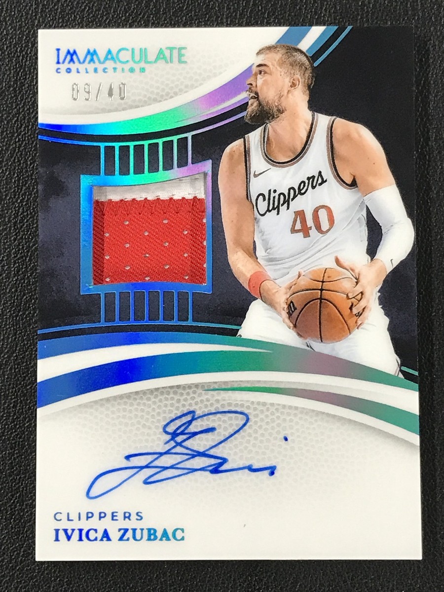 2024-25 Panini Immaculate Collection Ivica Zubac Game-Used Patch