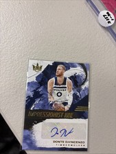 2024-25 Panini Court Kings Donte DiVincenzo Impressionist Ink Auto Purple #/99