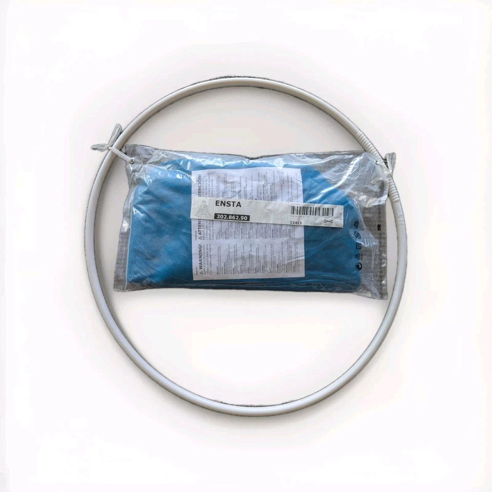 NUEVA red con dosel de cama Ikea ENSTA con aro verde azulado turquesa 202.862.90 Foto 2 de 3