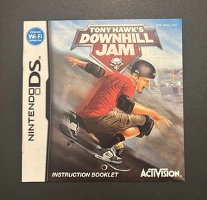 Tony Hawk’s Downhill Jam Nintendo DS - Manual Only - NO GAME