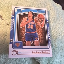Panini Donruss 2024-25 Rated Rookie Pacôme Dadiet #211 New York Knicks Card
