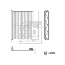 1x Filter, Innenraumluft FEBI BILSTEIN 1002256 passend für MAZDA