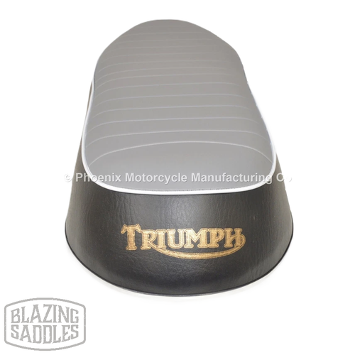 REPLACEMENT DUAL SEAT COVER FOR TRIUMPH T100/120 B0NNEVILLE (1967) - UK SUPPLIED - Picture 2 of 7