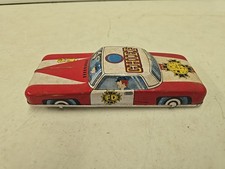 Vintage 7" Japan Tin Litho Fire Chief Car For Repair