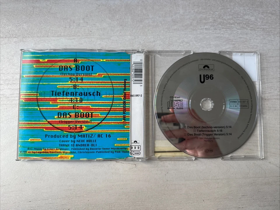 U96 - Das Boot | 1991 | Maxi CD - Bild 2 von 2