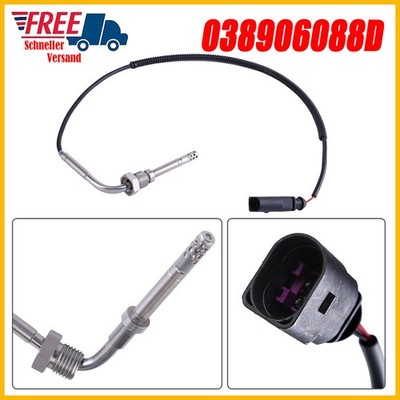DE Schwarz Abgastemperatursensor ABS Für Audi A6 4F C6 2.7 3.0 TDI 038906088D