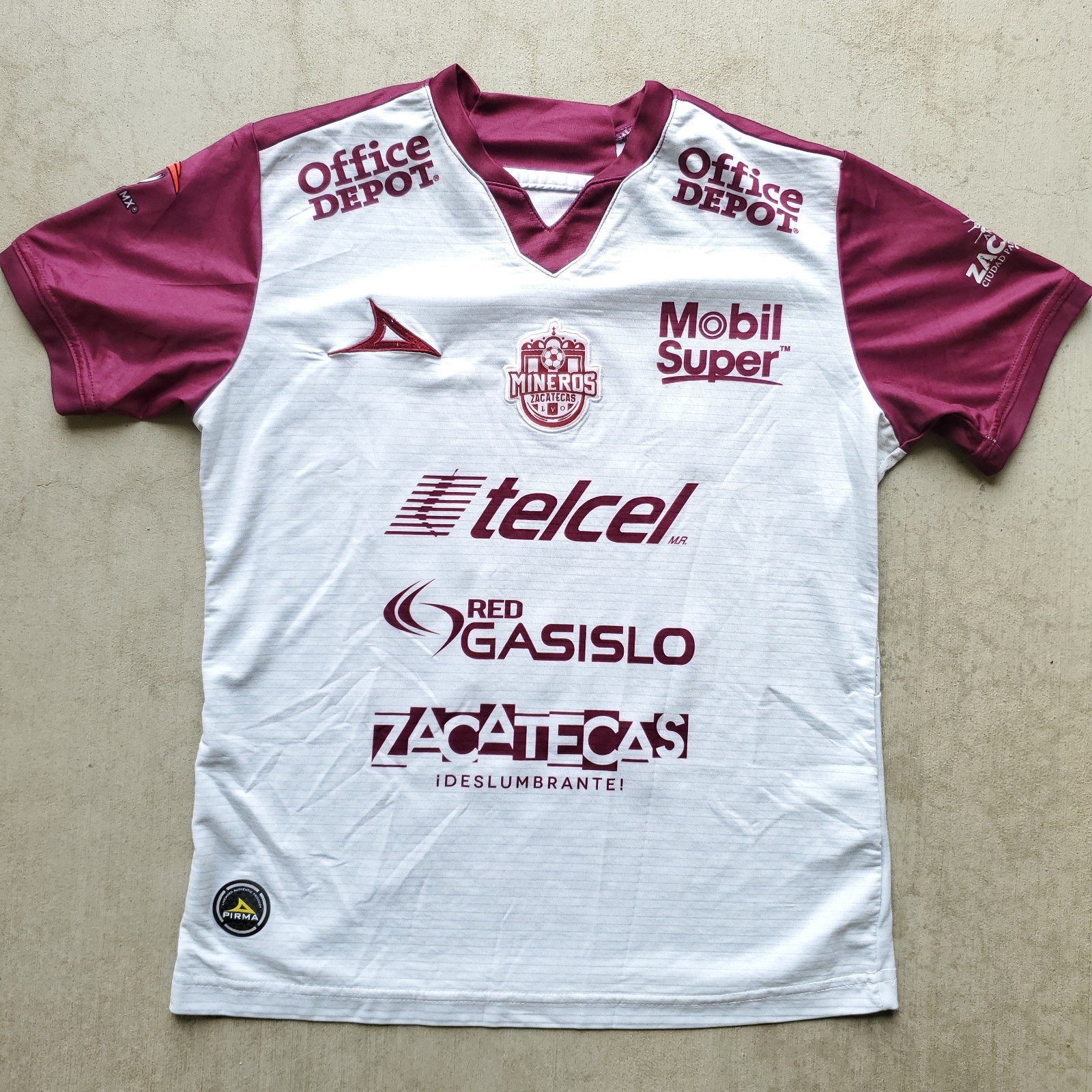 2018 Mineros de Zacatecas Authentic Pirma Soccer Third Jersey SMALL