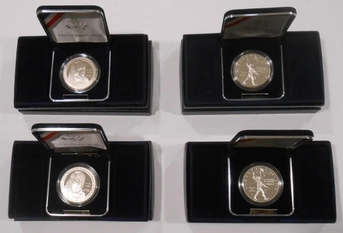 Set of 4 American Eagle Silver Dollar 2006  Fine Proof Set MINT W BOX