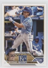 2023 Topps Series 1 Advanced Stat Back 239/300 Michael Massey #167 0c6