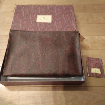 ETRO Paisley Clutch Bag 13.3 inch