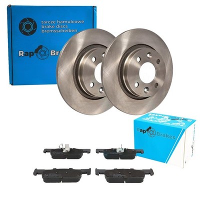 RAP BRAKES BREMSENSET 259mm VORNE passend für SMART FORTWO 453