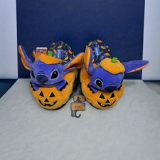Disney Stitch Women  s XL 11/12 Halloween 3D Slippers NWT