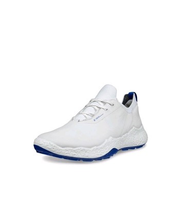 ECCO Golf Biom H5 Hybrid 5 White Waterproof Leather Lace Shoe EU 42 Size 8 - 8.5