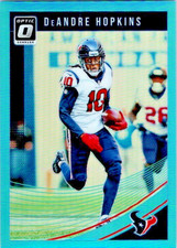 2018 Panini Donruss Optic #41 DeAndre Hopkins /299 Aqua Prizm Texans Card