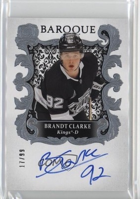 2024-25 Upper Deck The Cup Baroque 17/99 Brandt Clarke #BQ-BC Auto 2oh