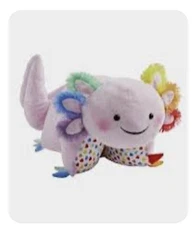 Pillow Pets Axolotl Pink PRIDE Rainbow 18" Plush Brand NeW Still In Box RaRe