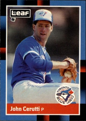 1988 Leaf Donruss Baseball Card #152 John Cerutti ~ Grade: NM