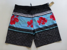 Burnside Tropical Floral Stretch Board Shorts Mens 38 Multicolor New With Tags