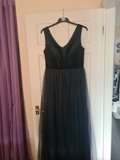 Beatiful Navy Blue Long Evening Dress