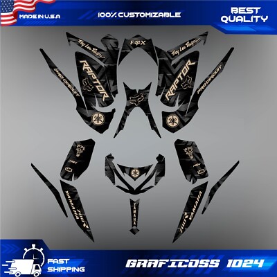 Kit Graphique Complet Yamaha Raptor 700 / 700R (2013-2014 & 2017-2023) – Décalcomanies ATV