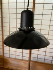 Lival Diskus Deckenlampe schwarz Niedervolt 50 Watt super für Küche Eßplatz etc.