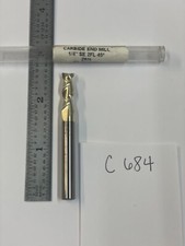 1 NEW HTC 1/4" DIAMETER CARBIDE ENDMILL 2 FL. ZRN CTD 45º HELIX 3/4" LOC  (C684)