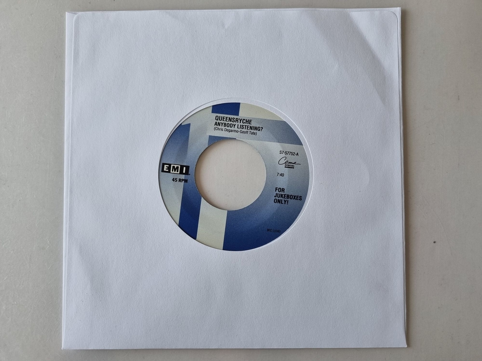 Queensrÿche - Anybody Listening?/ Silent Lucidity 7'' Vinyl US