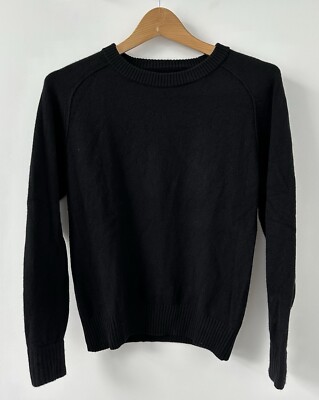 Everlane ReCashmere Crew Neck Sweater Mens Small Black