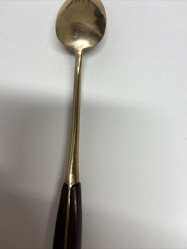 VINTAGE MID CENTURY MODERN MCM DANISH MODERN ICE TEA SPOON 7 INCHES LONG - Picture 7 of 12